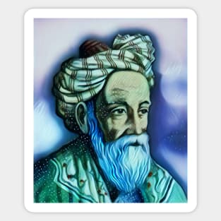 Omar Khayyam Portrait | Omar Khayyam Artwork 5 Sticker